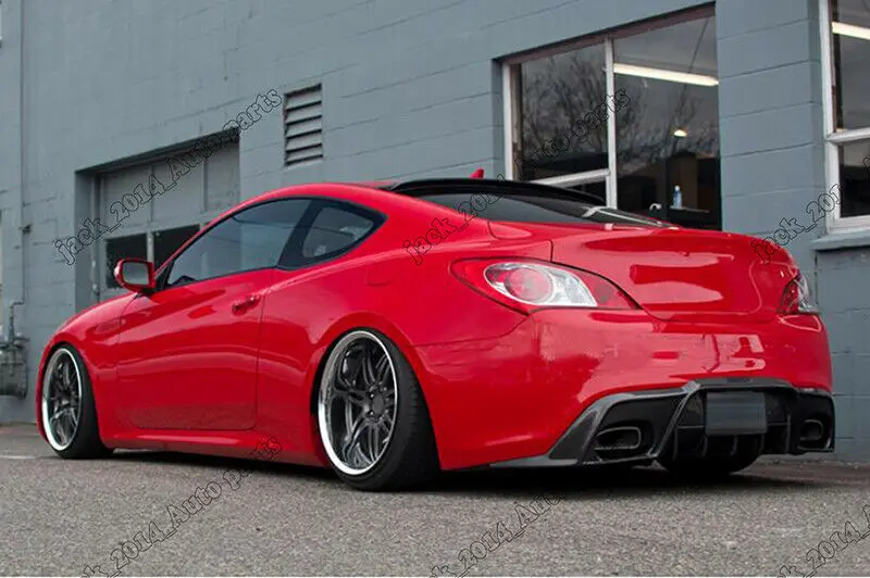 Для 2010 2011 2012 Hyundai Genesis Coupe задний бампер из углеродного волокна спойлер |