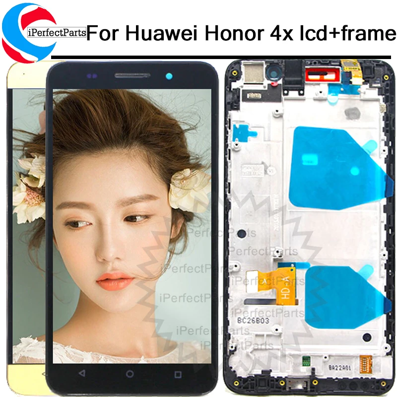 Для 1280*720 Huawei Honor 4X Che2 L12 L23 L11 ЖК дисплей кодирующий преобразователь сенсорного