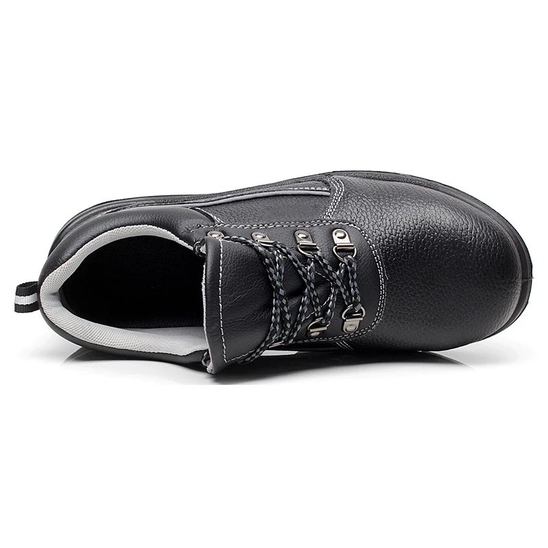 Men Steel Toe Safety Shoe Genuine Leather Casual Anti-kick Footwear Outdoor Puncture Proof Sneaker Working shoe