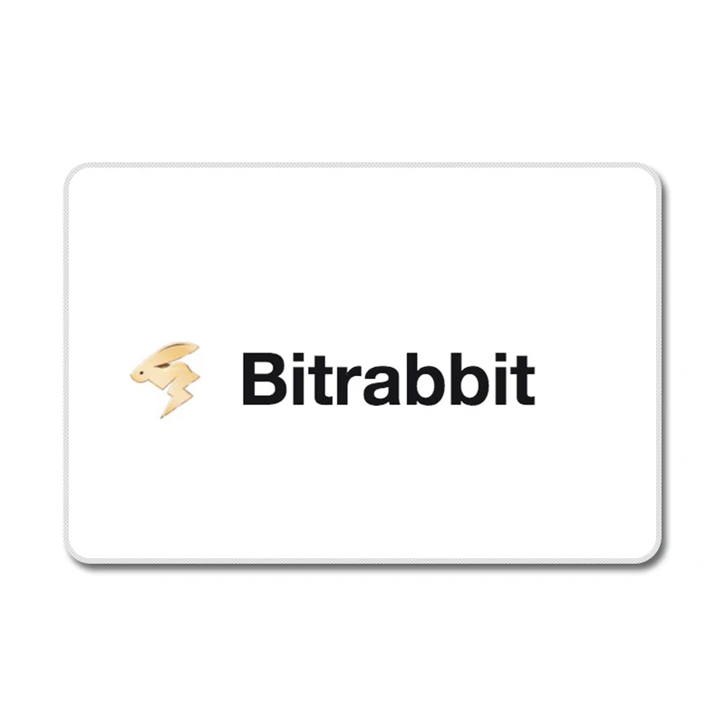 Allcoin Bitrabbit CHAOEX Bitcoin обмен ETH крутой дизайн натуральный резиновый коврик для мыши