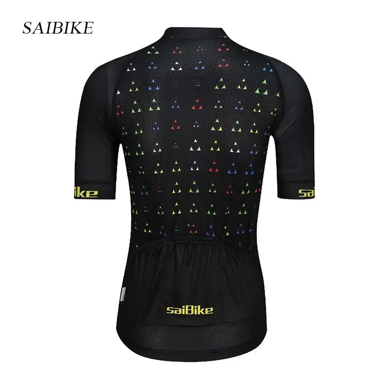 Saibike Велоспорт Джерси новинка года короткий рукав лето для мужчин рубашка велосипедный спорт одежда гоночные топы велосипед дышащий велосипедная форма