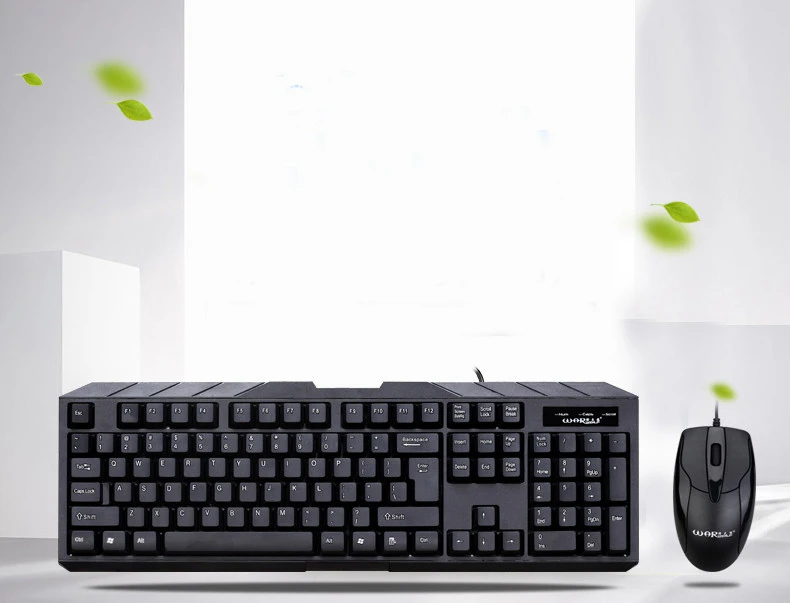 USB Wired Keyboard and Mouse Combo Suit J19T Ergonomics Waterproof Keyboard+1000DPI Gaming Set For laptop PC | Компьютеры и офис