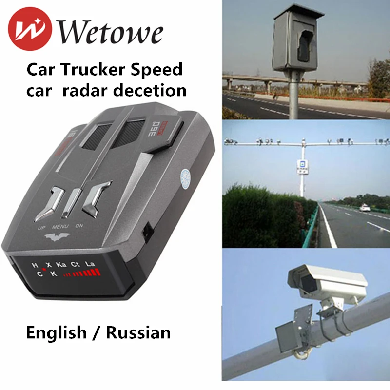 WETOWE L4 автомобильный Дальнобойщик скоростной радар обман 360 градусов 16