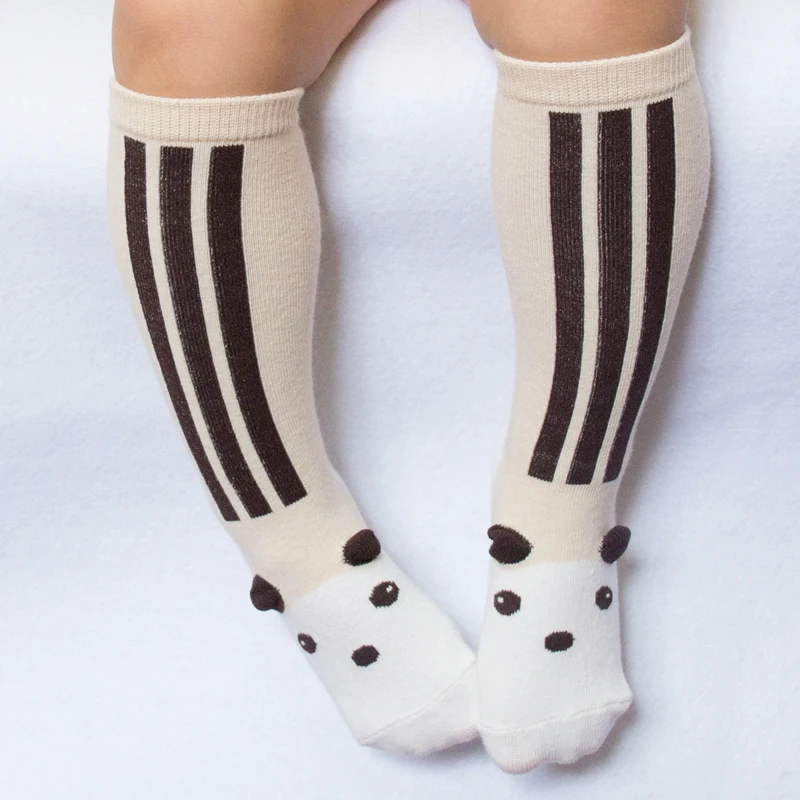 Мягкие хлопковые носки для маленьких мальчиков и девочек новорожденных длинные