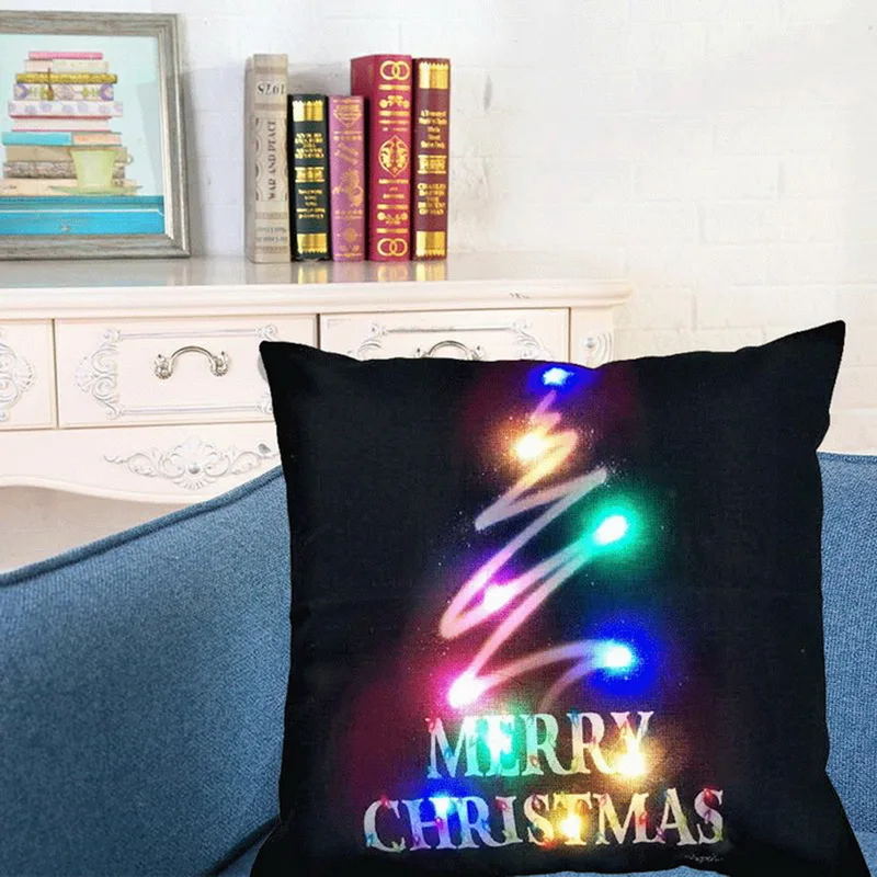 Hoomall 45x45 см Светодиодная Диодная светящаяся светодиодная крышка льняные одеяла