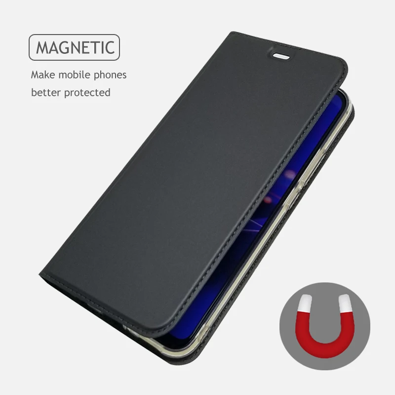Чехол для Mate 20 Pro Lite из мягкой искусственной кожи с подставкой чехол-книжка