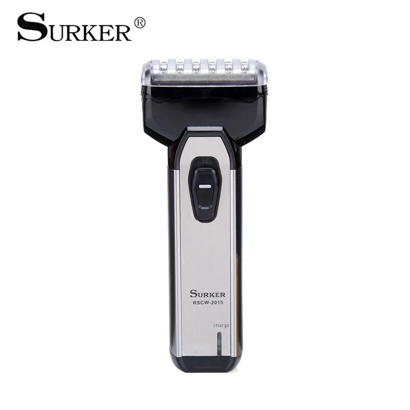 Мужская бритвенная машина Surker перезаряжаемая бритва с возвратно поступательной