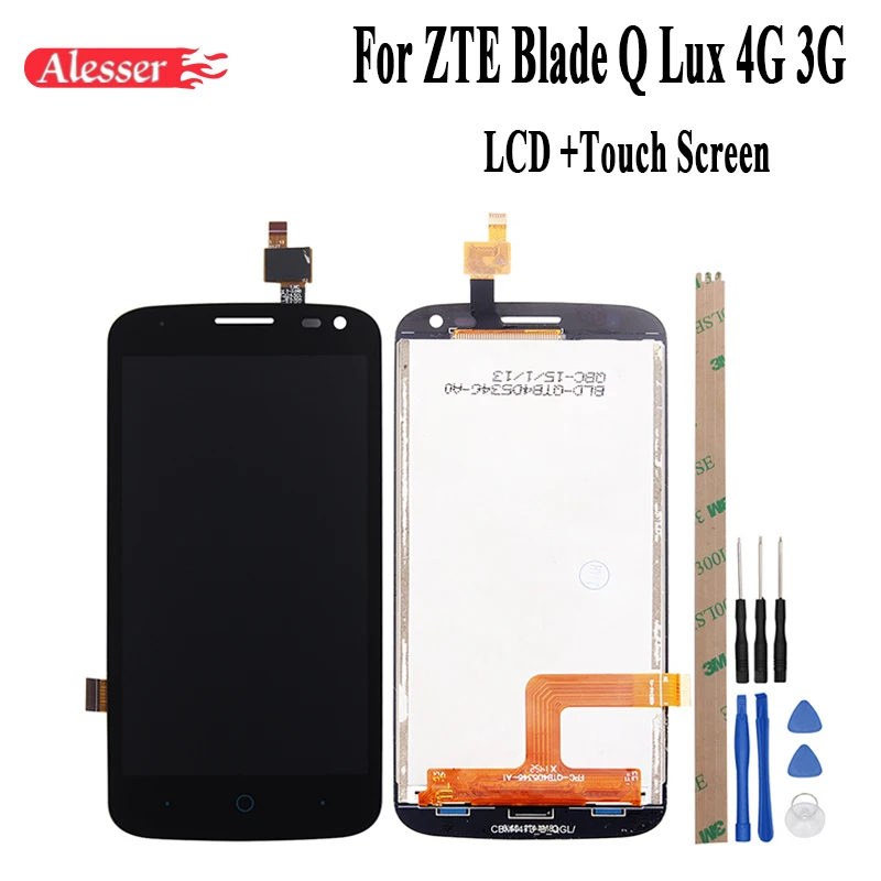 Alesser для zte Blade Q Lux 4G 3g ЖК-дисплей и сенсорный экран 4 5 &quotсборка Запчасти +