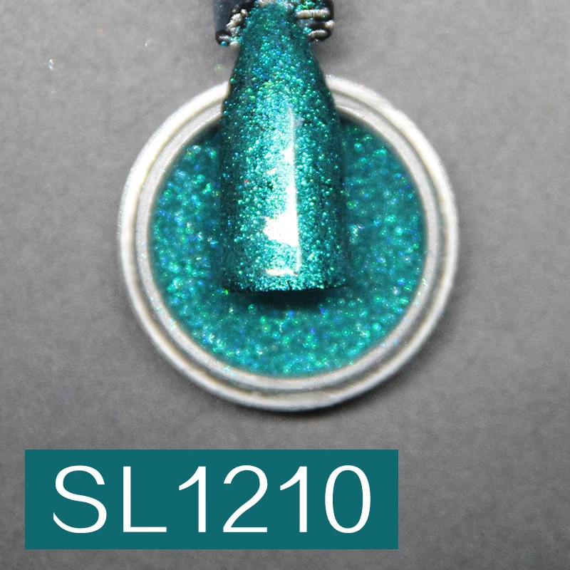 Huration Новый пигментный порошковый Гель лак для дизайна ногтей блестящее