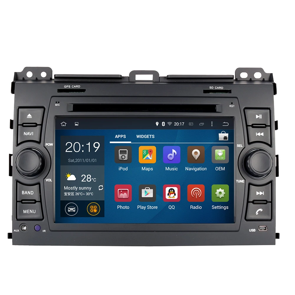 Android 10 автомобильный DVD плеер для Toyota Land Cruiser Prado 120 2002 2009/ Lexus GX470 dvd 3G dvr магнитофон