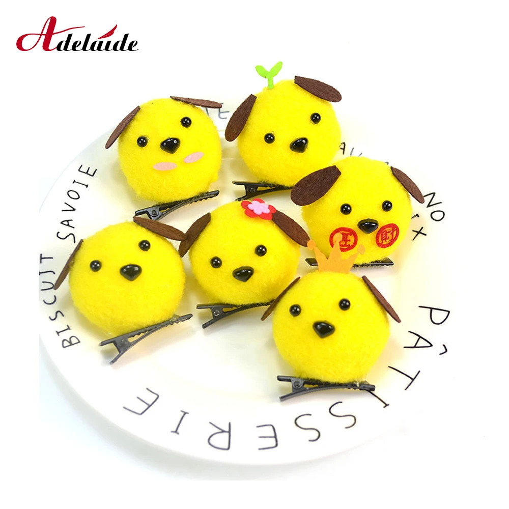 Милые заколки для волос повязка на голову с мультяшным животным милые весенние