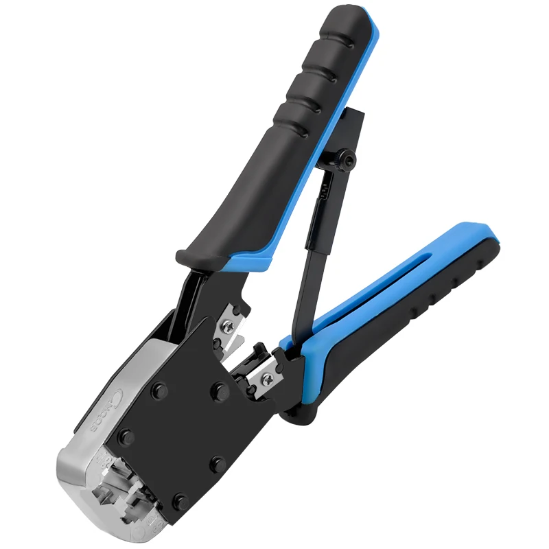 CNCOB Cable Crimper,Modular Crimping Tool,For Cuts,strips,and Crimps 2 Type Of Plugs In,Dual-use multi-function, 8P/6P