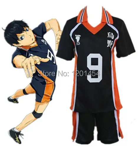 Haikyuu! Костюм для косплея Karasuno старшей школы волейбольный клуб Hinata Shyouyou спортивная