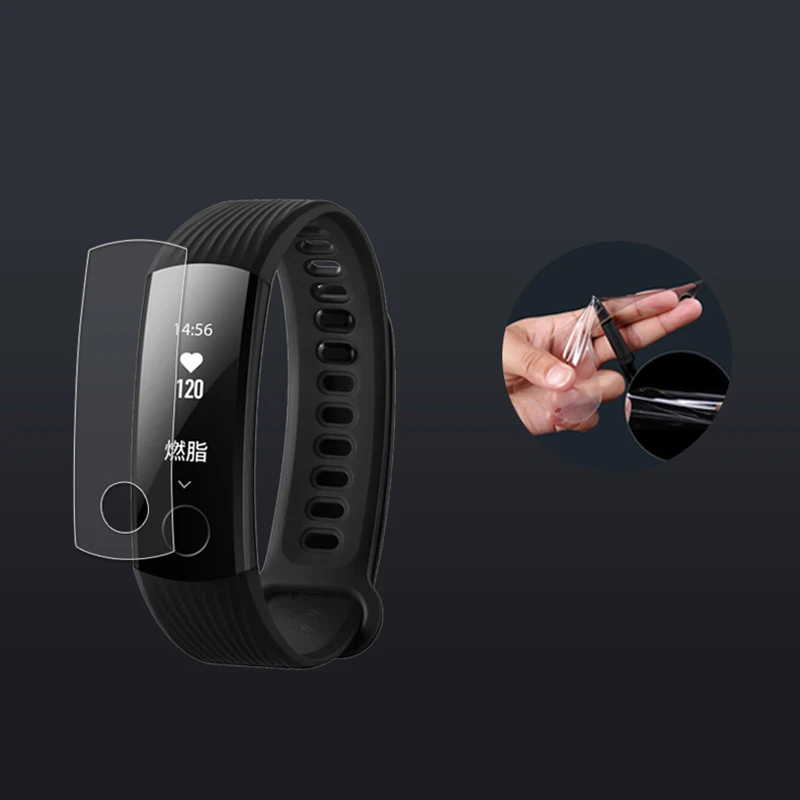 5 шт против царапин мягкая ТПУ Ультра прозрачная защитная пленка для huawei Honor Band 3 умный Браслет полная защита экрана