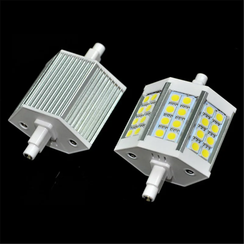 

1x Brand Dimmable R7S LED Lamp 5050 smd 78mm/118mm/138mm/189mm 85-265V Corn bulb Spotlight replace halogen floodlight LED Light