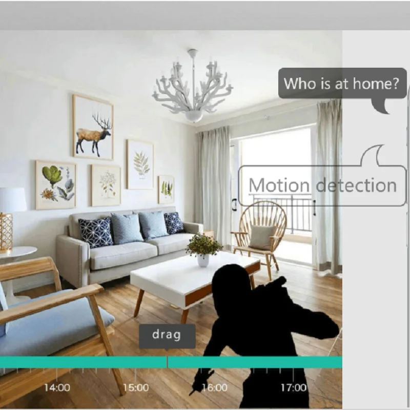 Wouwon HD 720P Домашний Детский монитор ip-камера Wifi беспроводная камера безопасности