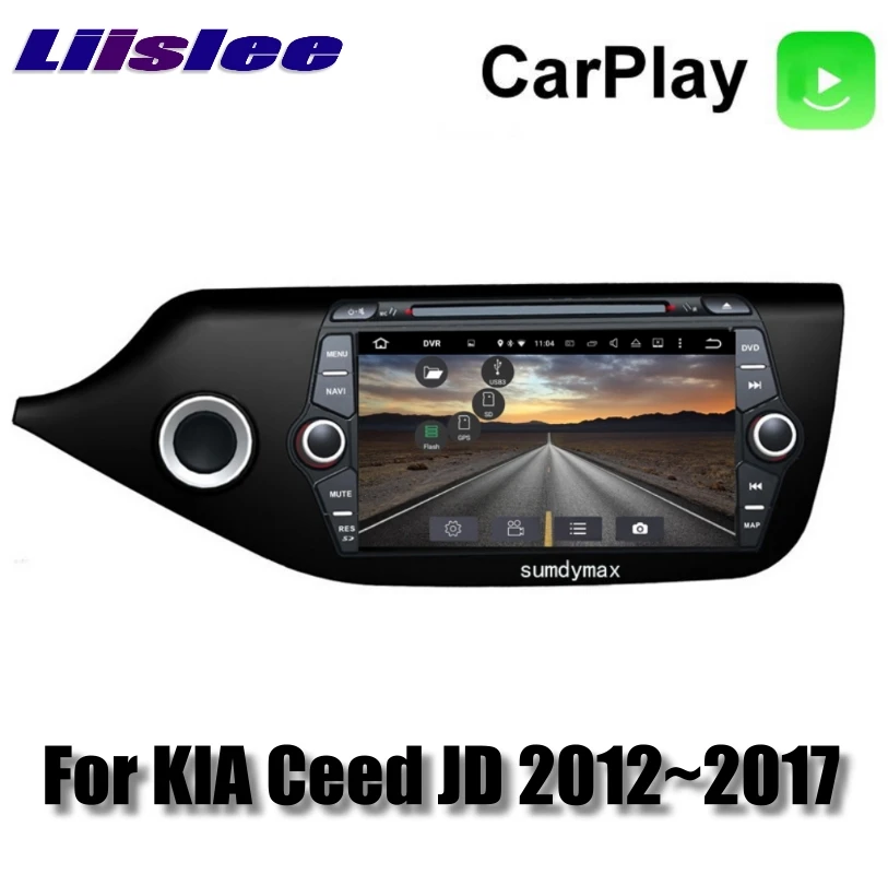 Для KIA Ceed Cee 'd JD 2012~ Автомобильный мультимедийный телевизор DVD gps Радио Carplay стиль Навигация Liislee Advanced Navi