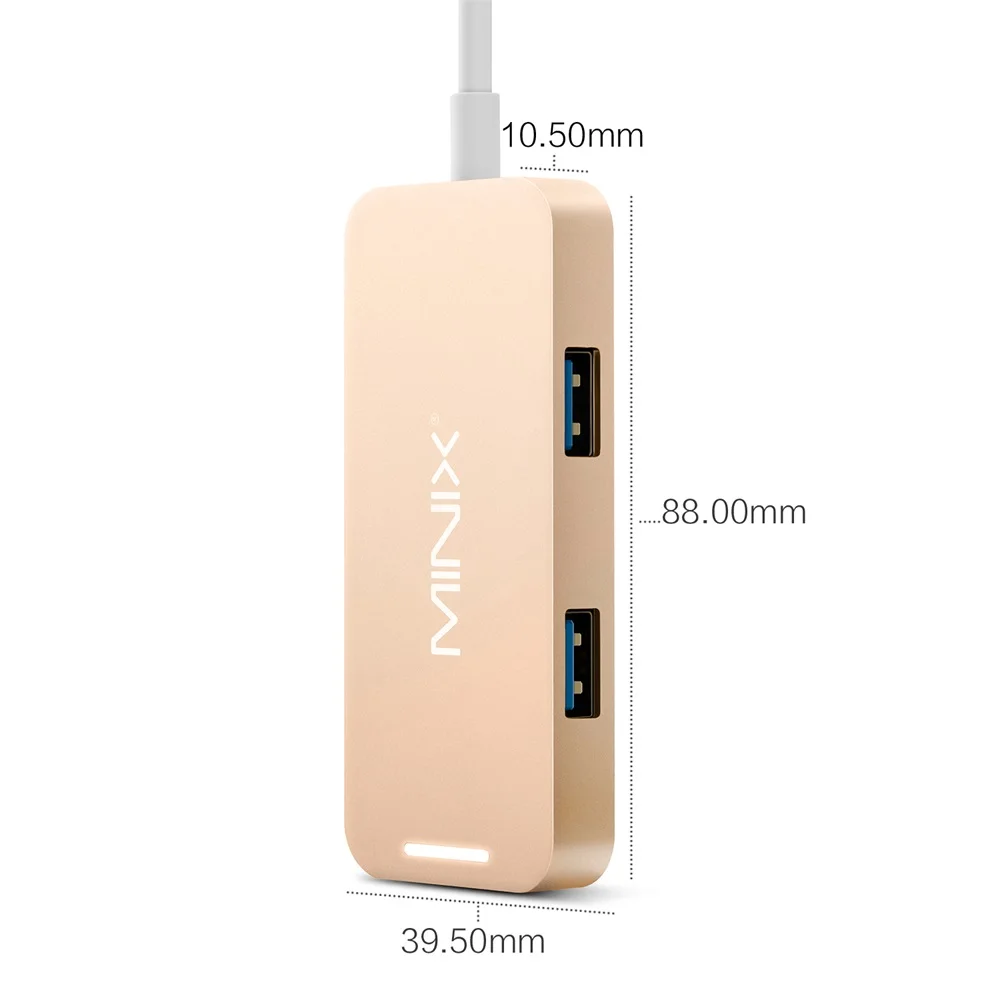 Мультипортовый адаптер MINIX NEO C mini Type Hub с выходом HDMI до 4K USB 3 0|adapter type c|adapter with usbadapter
