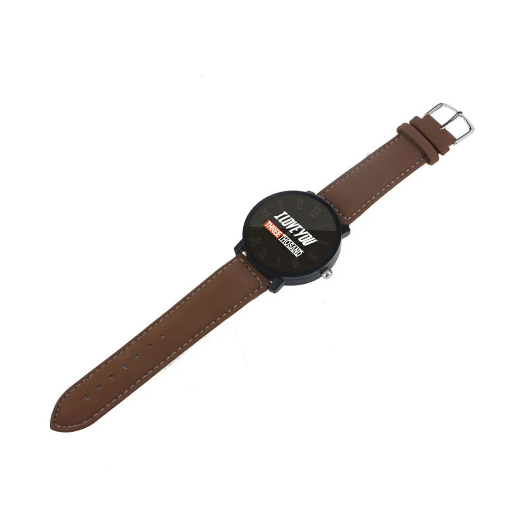 Я люблю вас три тысячи модных часов Мужские кварцевые наручные часы мужские