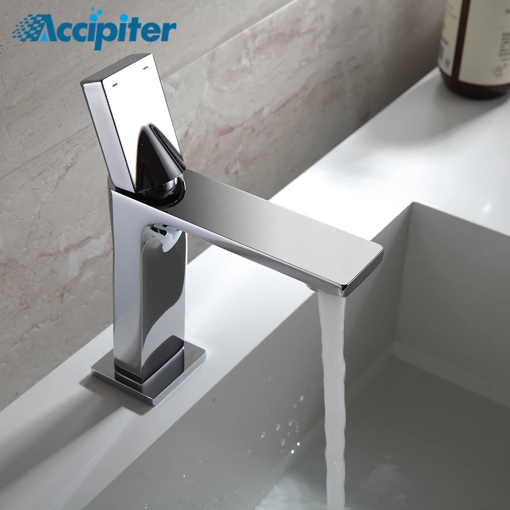 Смеситель для раковины в Королевском Стиле хромированный и черный кран холодной