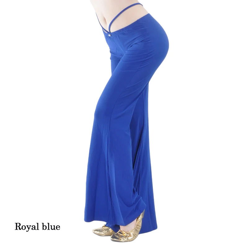 Royal blue 1 шт., штаны для танца живота в этническом стиле, хлопковые штаны с кристаллами, штаны для танца живота, тренировочные брюки, 9 цветов, костюм для танца живота в этническом стиле, штаны для танца живота - Цвет: Royal blue