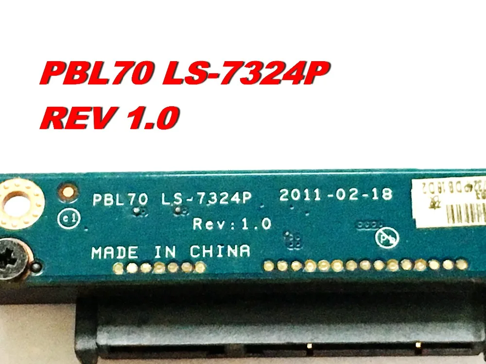 Оригинал для ASUS X53U Z53 HDD плата PBL70 LS-7324P REV 1 0 протестирована хорошая бесплатная