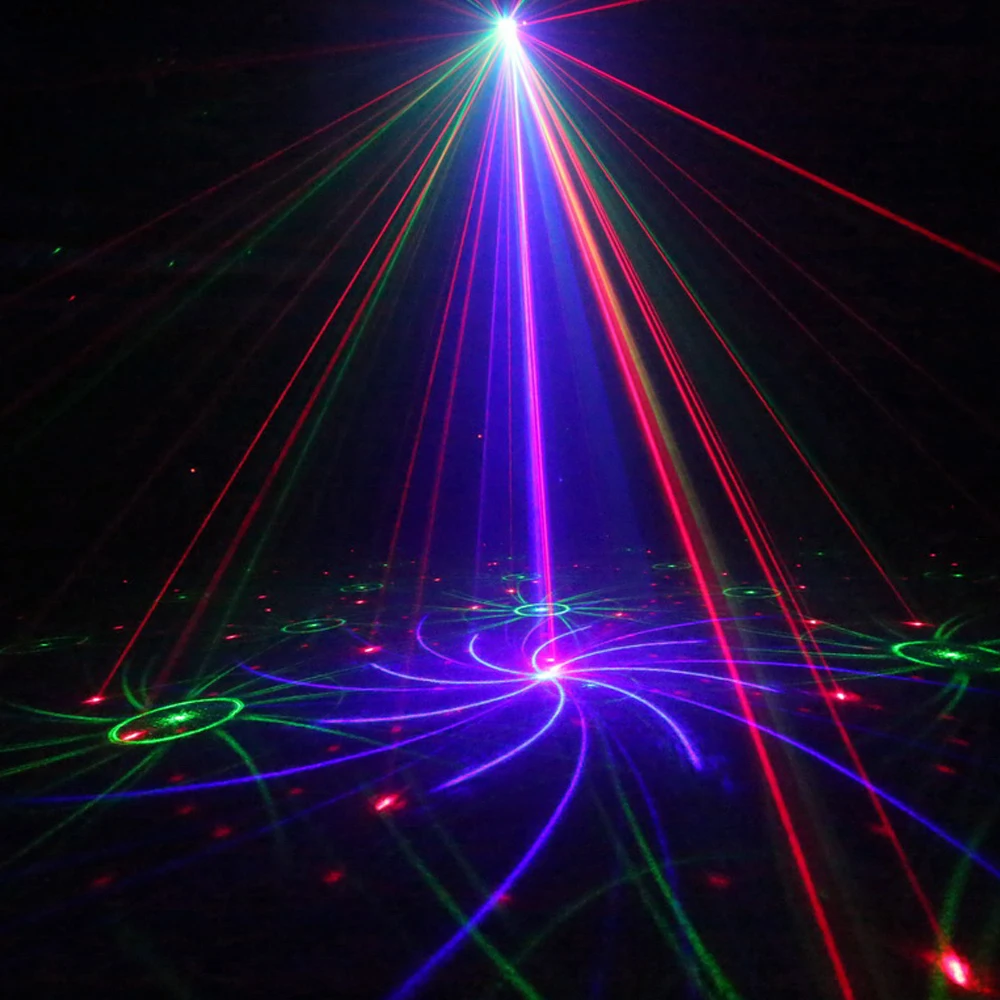 ZjRight ИК пульт дистанционного управления 48 шаблонов красный зеленый синий лазер