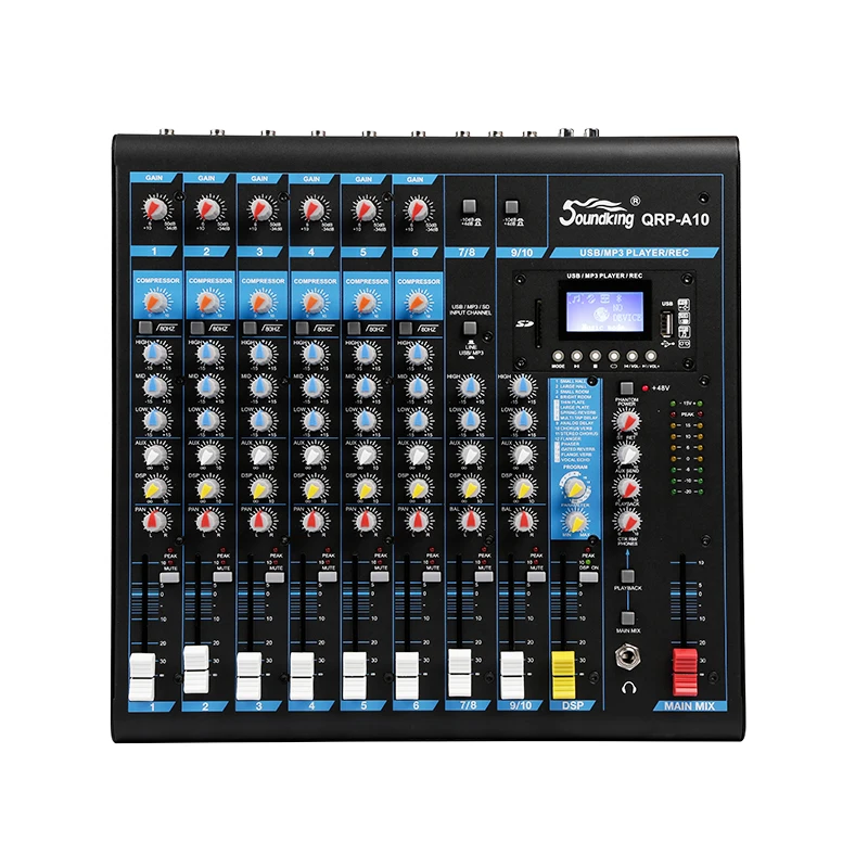 Soundking аналоговый миксер Pro аудио микшерная консоль высокое качество DSP эффекты