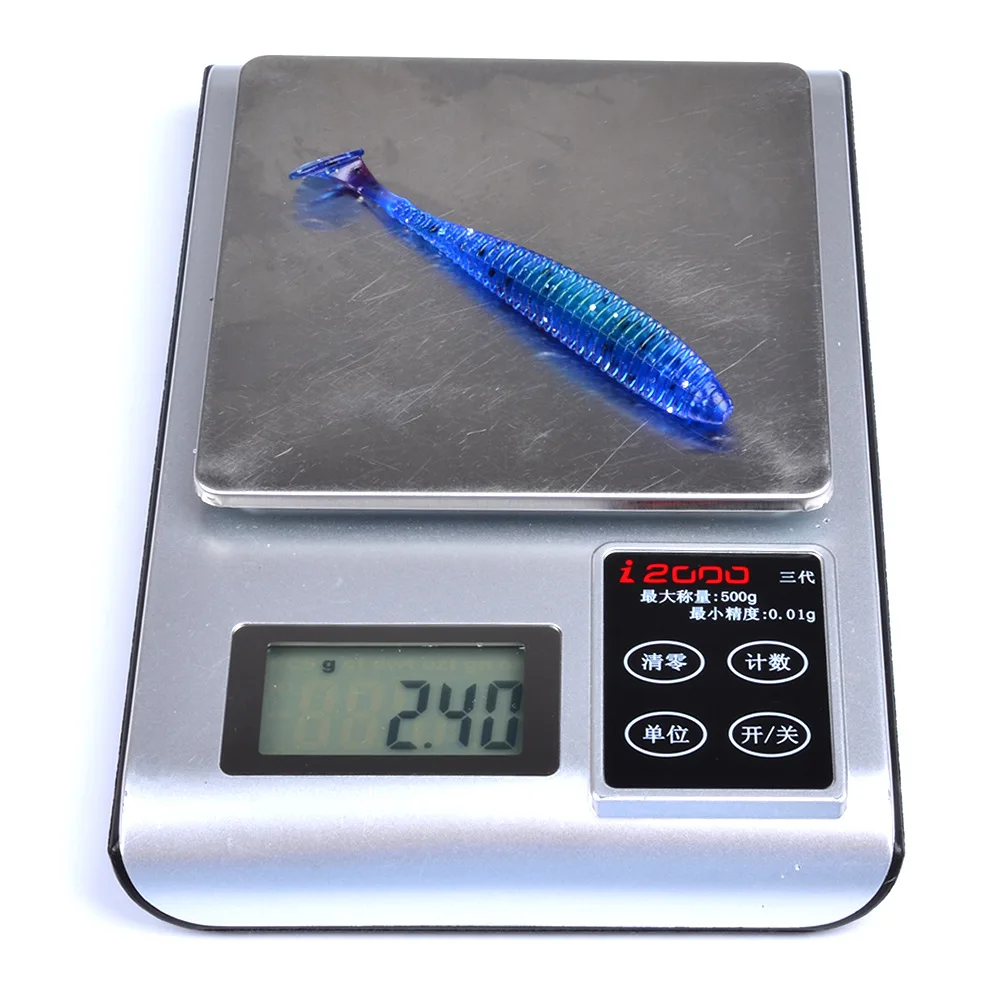 1 шт. мягкая искусственная Т образная приманка для рыбы 2 4 г/8 5 см Япония Shad Worm