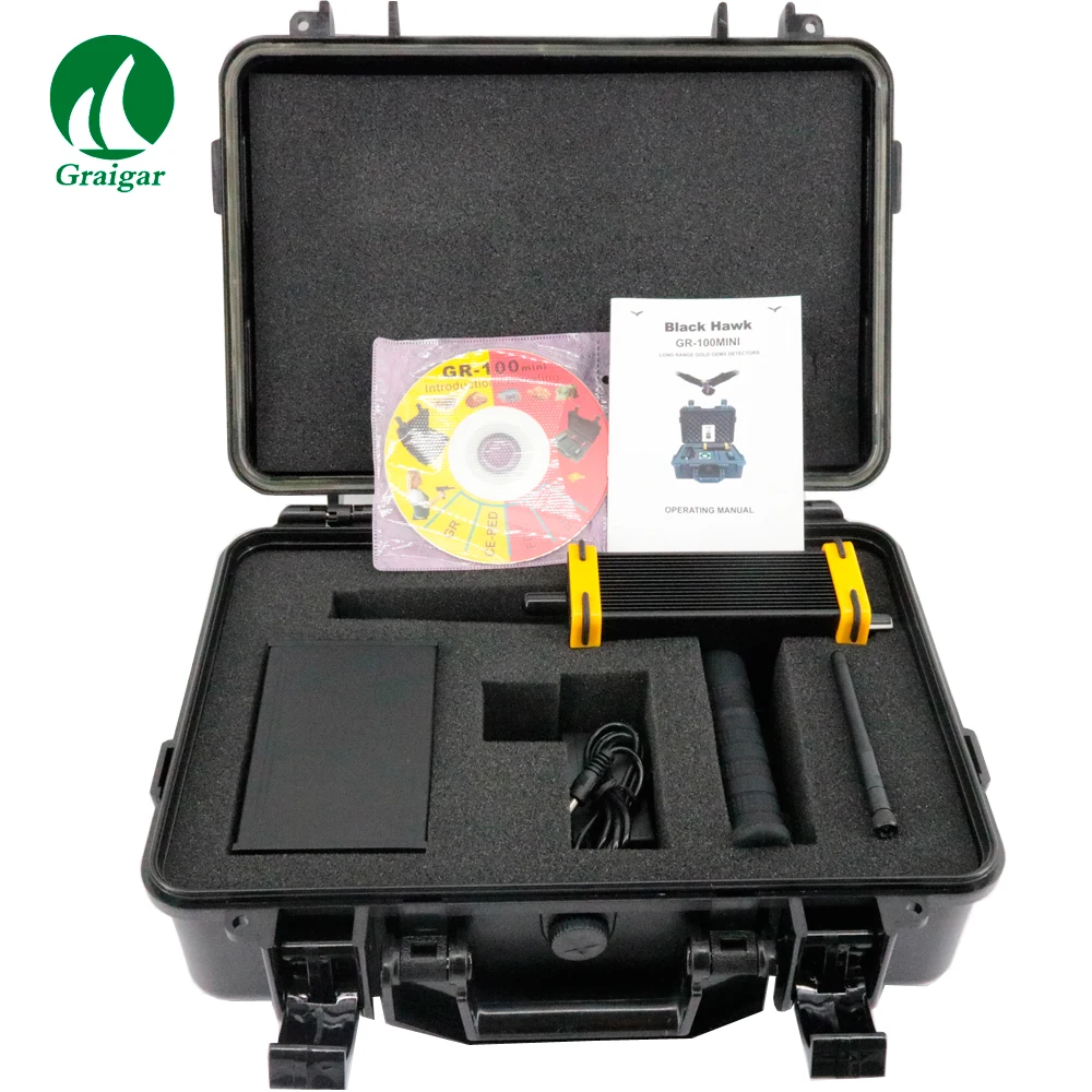 

GR-100MINI Long Range Digital Laser Metal Detector Discovers Depths of Up to 30 Meters Free Shipping