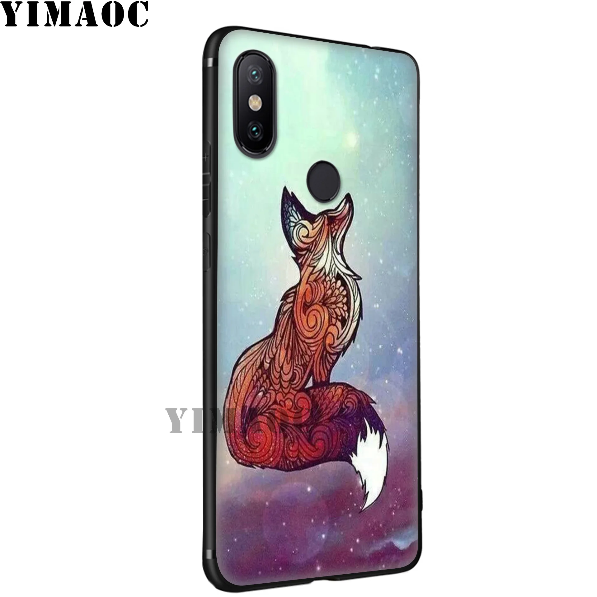 YIMAOC лиса милые животные мягкий чехол для Xiaomi mi 9T 9 8 Se 6 MAX 3 A1 A2 Lite CC9E CC9 6X 5X POCOPHONE F1 |