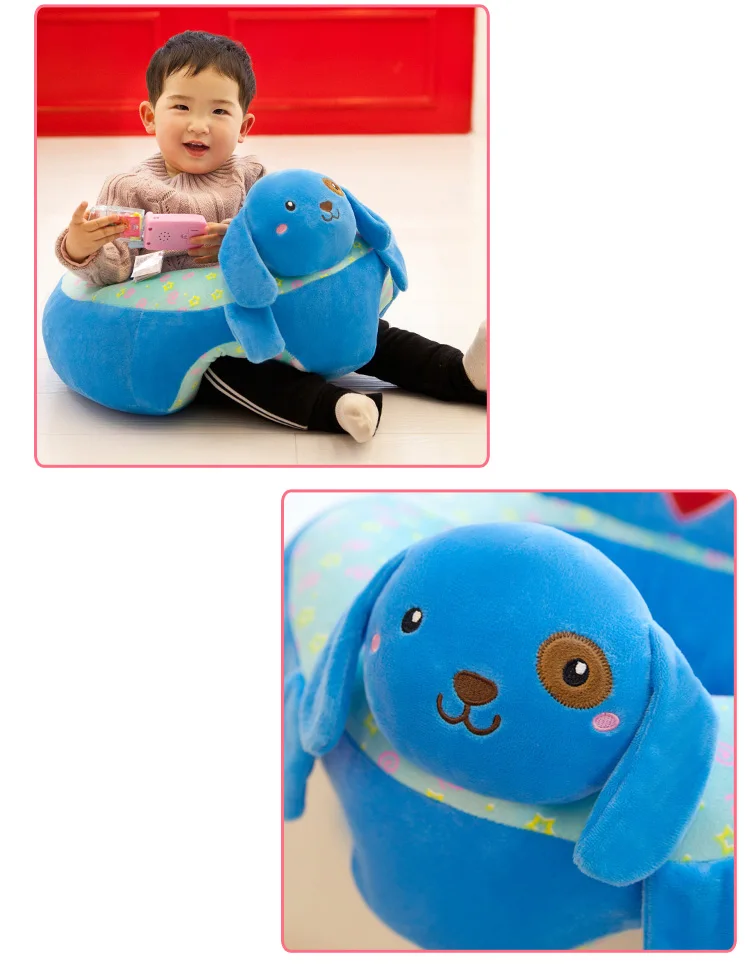 Детское мультяшное животное Bebe, поддерживающее сиденье для дивана, детское кресло для обучения сидению, удобная подушка, подушка для путешествий, автомобильное сиденье, подушка для сидения