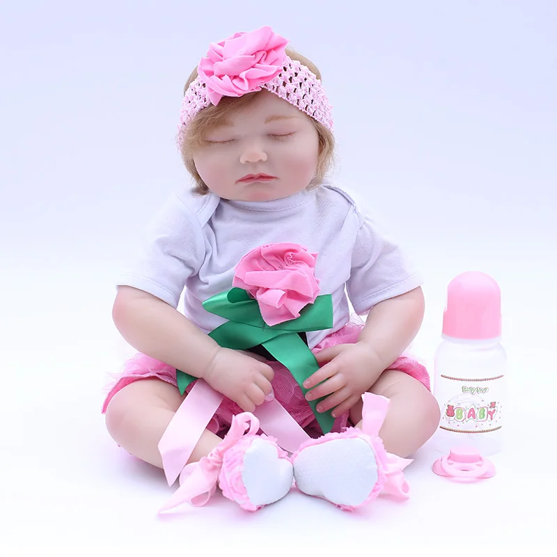 Реалистичные куклы Новорожденные Bebes 20 дюймов силиконовые игрушки для детей