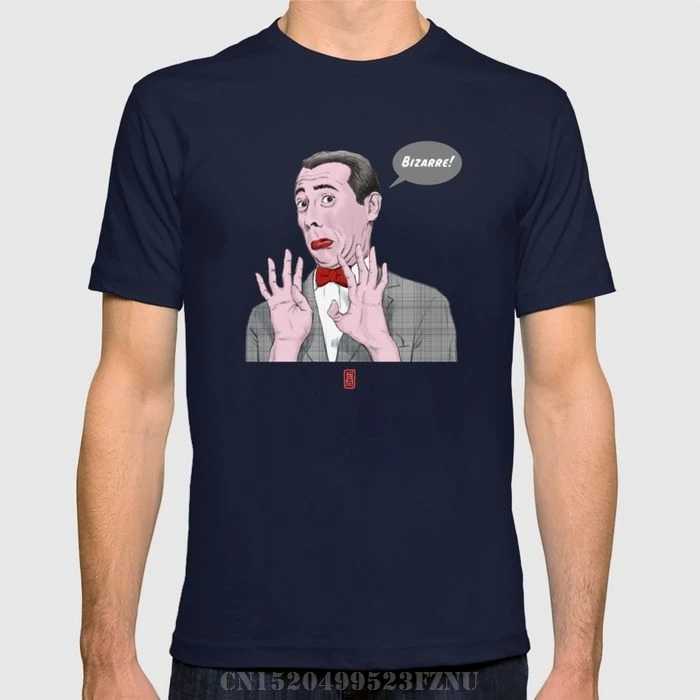 Летняя скидка мужские футболки Pee Wee Herman #1 Короткие хлопковые Homme Костюмы | Мужская