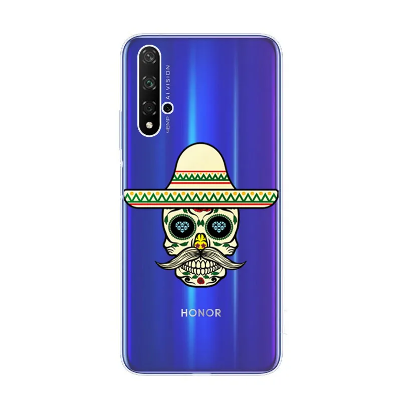 For Huawei Honor 20 Case Cover Soft Silicone Transparent Protector Phone Back Capa |