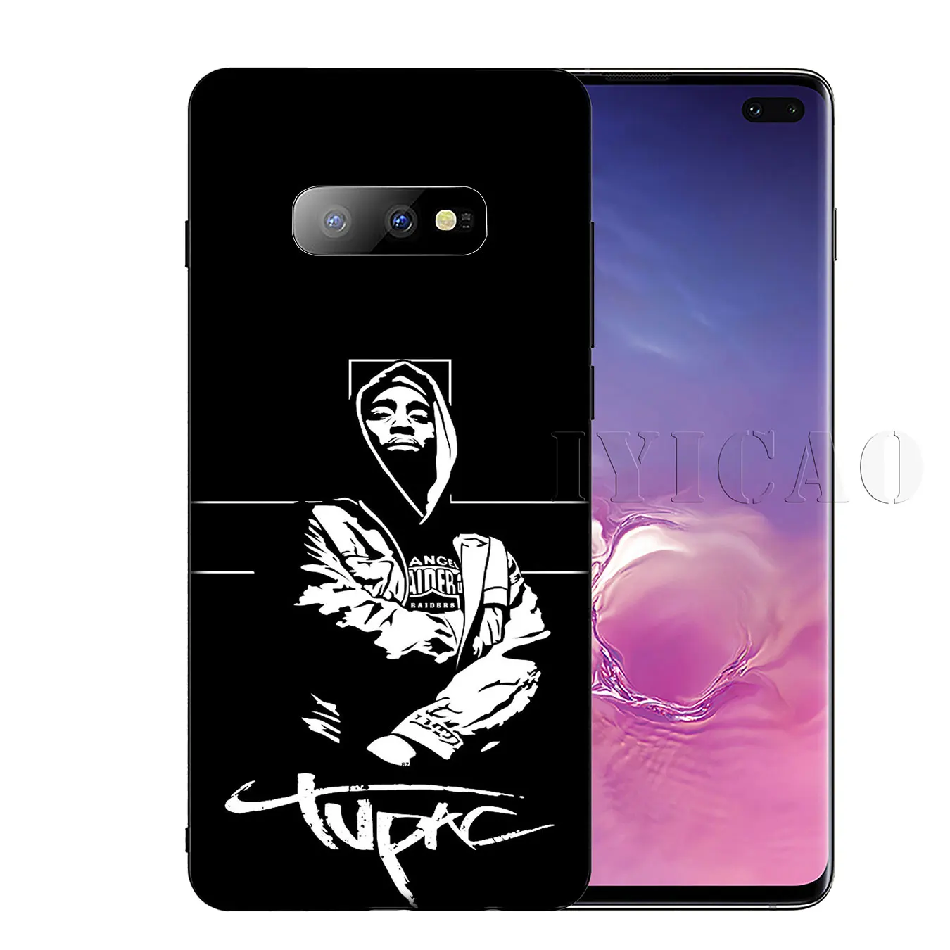 IYICAO 2pac Tupac Rapper Soft Silicone Phone Case for Samsung Galaxy S20 Ultra S10 Lite S9 S8 Plus S6 S7 Edge S10e Cover |