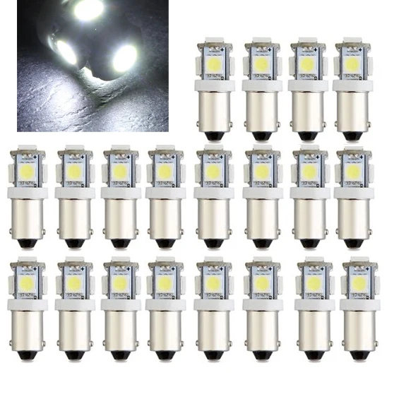 

TOYL/20 * BA9s лампа ампула 5 светодиодов 5050SMD Lumi re Blanc DC12V 0,6 W для Voiture