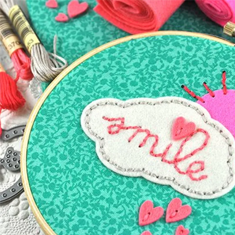 InLoveArts высечка сшитая Смайл облако Металл Сделай Сам декоративное рельефное