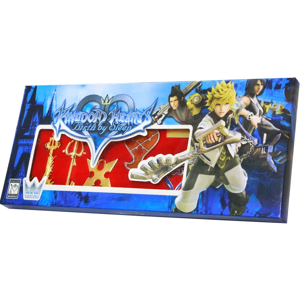 Coslive 2019 New Arrival Kingdom Hearts Metal Keyblade Sword Weapon Set Anime Cosplay Costume Accessories Props For Collection |