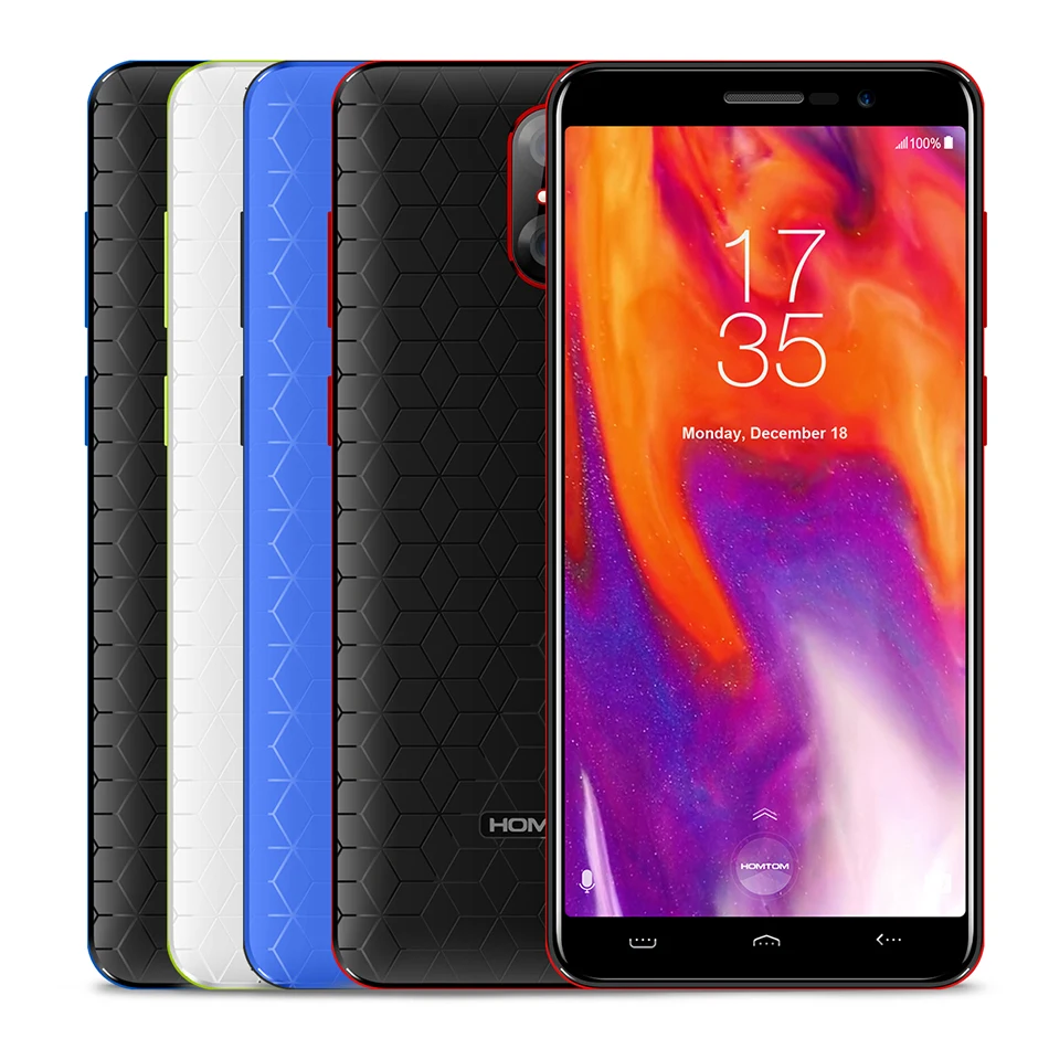 HOMTOM S12 5 0 дюймов 18:9 полный Экран смартфон 2750 мАч 1 Гб + 8 MTK6580 Quad core 8MP двойной камеры