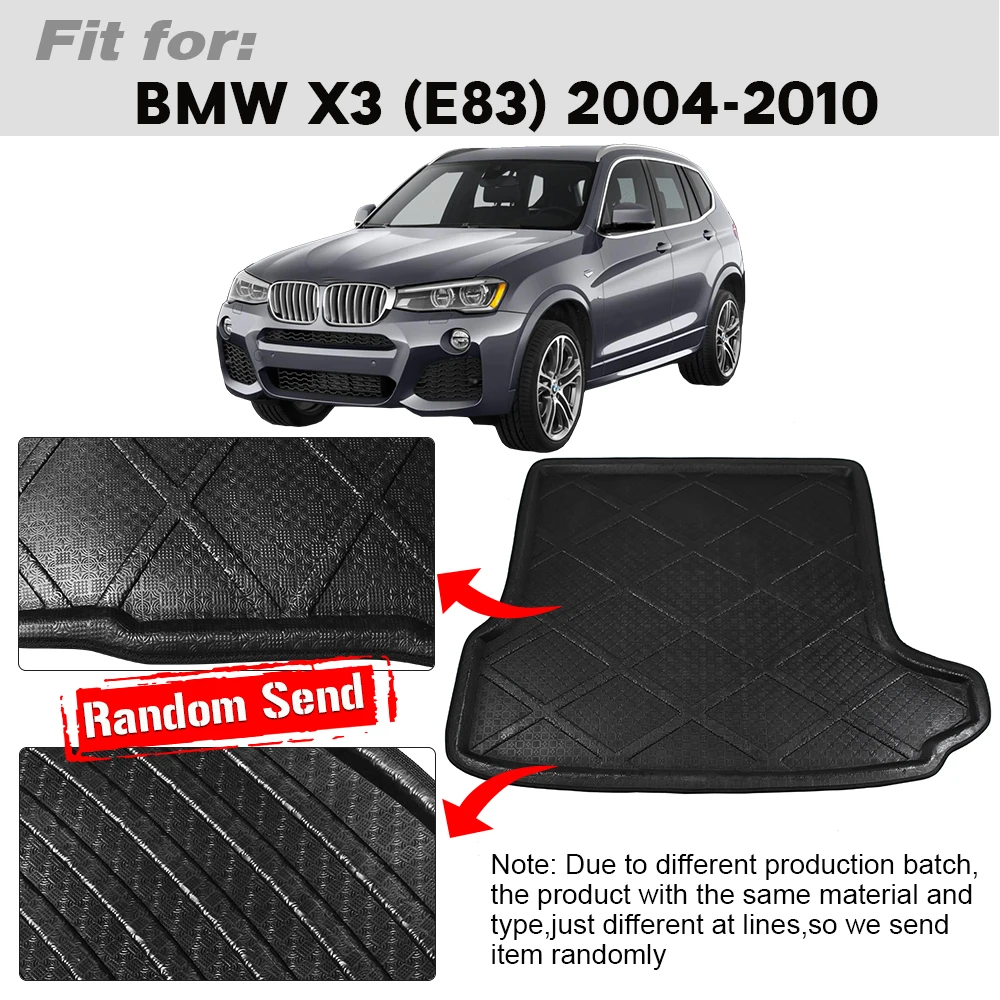 Buildreamen2 для BMW X3 E83 2004-2010 автомобильный коврик багажника подкладка напольный лоток