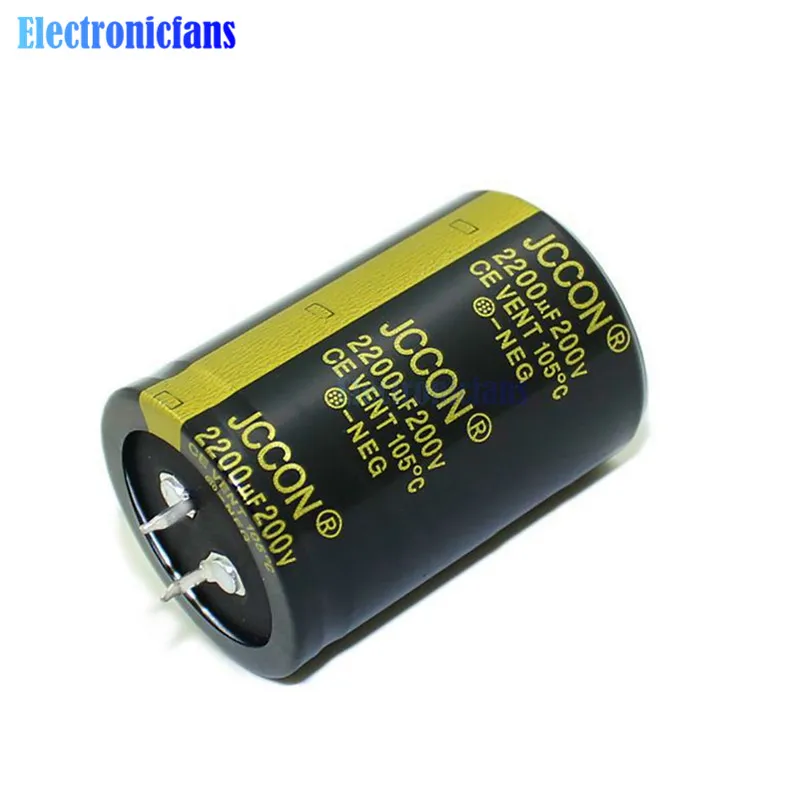 Diymore алюминиевый электролитический конденсатор 200V 2200uF 35X50mm 200V2200uF 35*50mm
