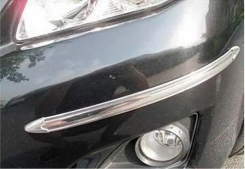 Новинка 4 шт./компл. серебристый хромированный бампер угловая боковая защита для