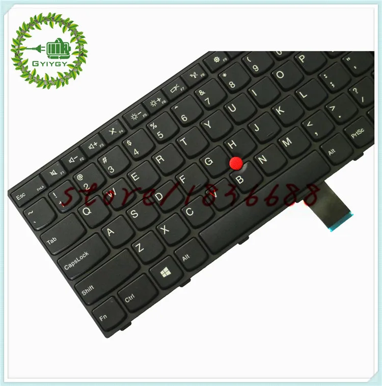 GYIYGY keyboard for Lenovo ThinkPad E450 E450c E455 E460 E465 W450 Laptop No Backlight | Компьютеры и офис