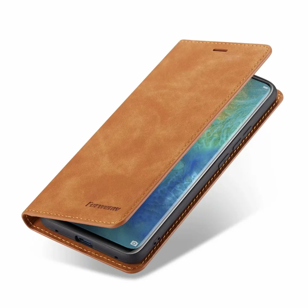 Ретро деловой защитный кожаный чехол кошелек для Huawei Mate20/Mate20Lite мягкий флип Mate20 Pro