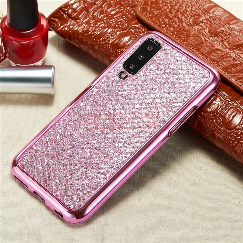 Glitter Soft TPU Case For Samsung Galaxy S6 S7 Edge S8 S9 Plus A5 A6 A7 A8 A9 J2 J4 J6 J8 2018 J3 J5 J7 Neo Note 8 9 Prime Cover |