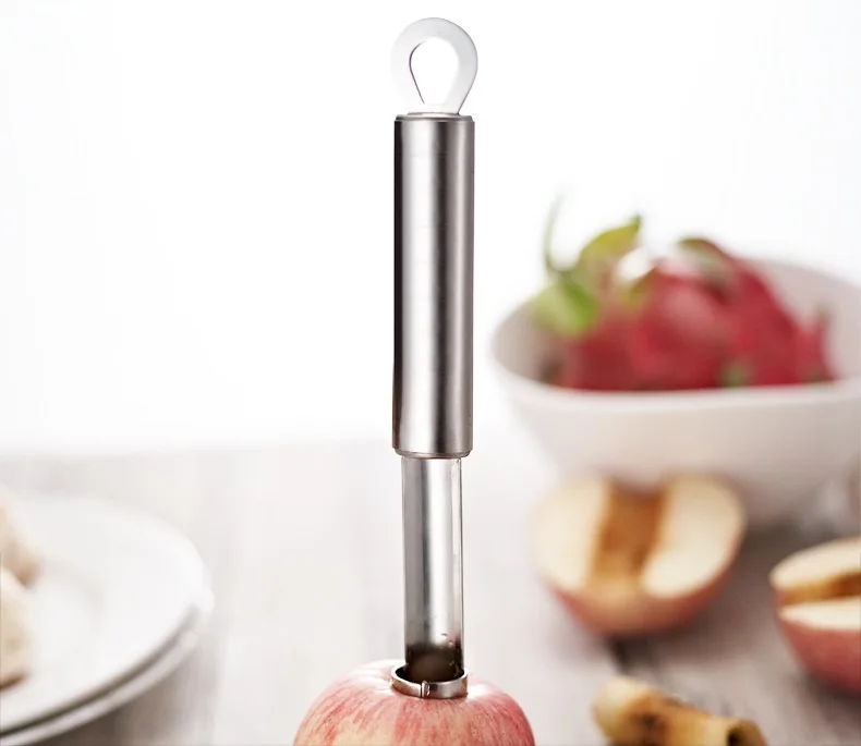 Новый фрукты овощи Инструменты Нержавеющая сталь груша apple ядро Remover с зубчатым