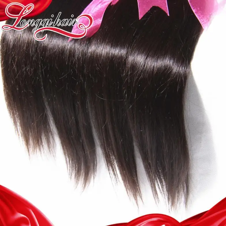 Peruvian straight virgin wig with closure 3x4 free part peruvian human on 12&quot~20&quot |