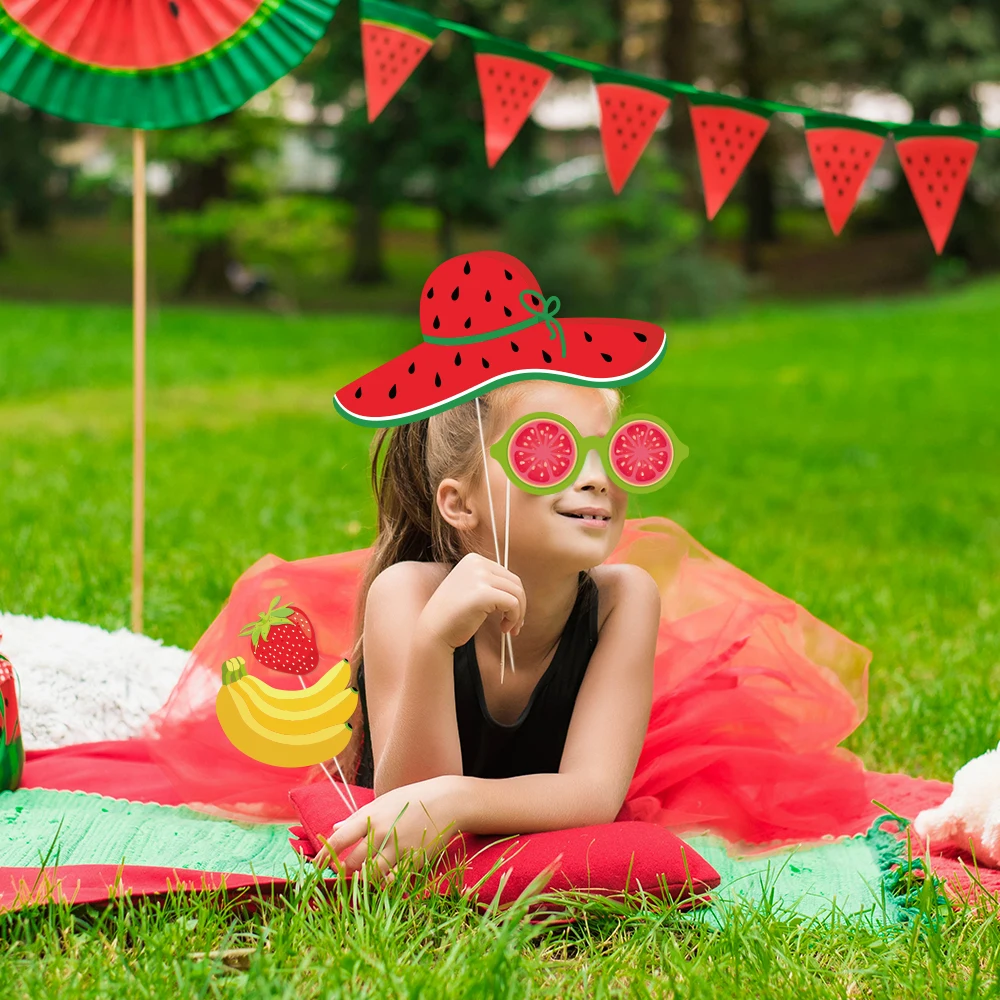 25 шт. летние карты фруктов вечерние украшения сделай сам реквизит для фотографий