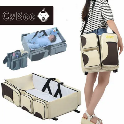 CyBee детская складная кроватка Пеленки сумки портативный материнский и детский